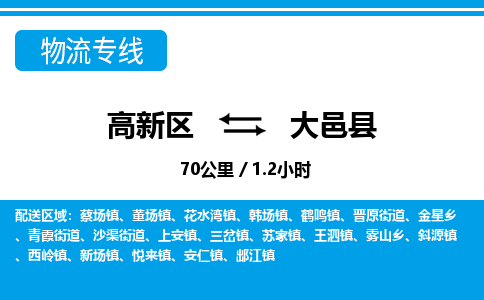 高新区到大邑县物流专线_高新区至大邑县货运公司